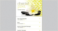 Desktop Screenshot of chantalpiret.com
